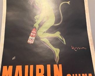 Green Devil-MAURIN QUINA 1998 Print/Poster by Cappiello                                                                                     Measures: 31 1/2" x 23 1/2"