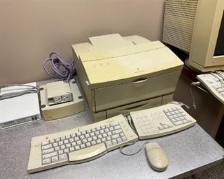 Vintage Apple Printer/Keyboard/Mouse