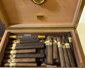 Humidor with Cigars 