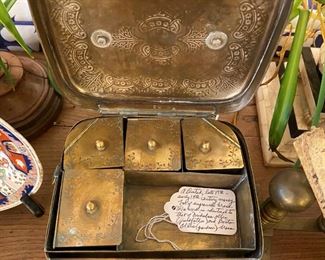 Antique Dutch money box