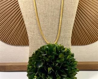 001 22k Gold Necklace Elegance