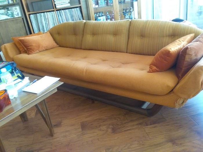 Adrian Pearsall 1960 Goldola Sofa w/extra upholstery fabric