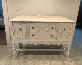 Vintage Restored Painted Sideboard Table BUY NOW https://www.estatesales.net/marketplace/items/611326