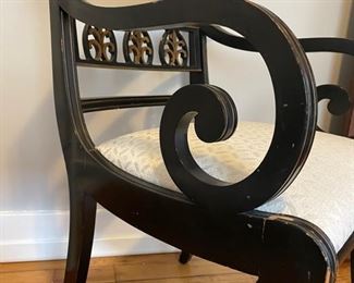 Vintage Restored Wood Accent Chair BUY NOW https://www.estatesales.net/marketplace/items/611315