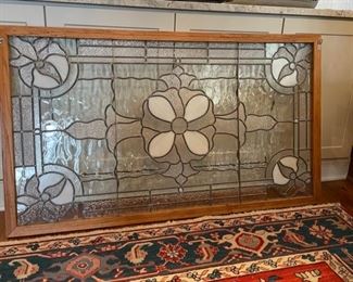 Stunning Vintage Stained Glass Panel BUY NOW https://www.estatesales.net/marketplace/items/611312