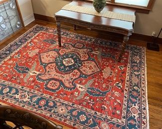 Red White and Blue Modern Area Floor Rug BUY NOW https://www.estatesales.net/marketplace/items/611311