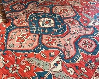 Red White and Blue Modern Area Floor Rug BUY NOW https://www.estatesales.net/marketplace/items/611311