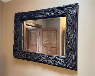 Stunning Artisan Tree Branch Bent Wood Mirror BUY NOW https://www.estatesales.net/marketplace/items/611306