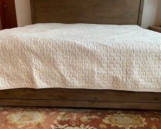 Modern Wood King Bed Frame BUY NOW https://www.estatesales.net/marketplace/items/611301