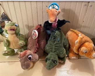 1988 Land Before Time Plush Toy Set BUY NOW https://www.estatesales.net/marketplace/items/612427