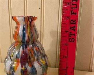 Italian Art Glass End of Day Vase BUY NOW https://www.estatesales.net/marketplace/items/612426