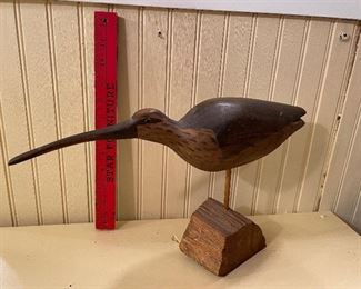 Vintage William E. Kirkpatrick WEK Wood Hand Carved Shorebird Rare Mint Condition BUY NOW https://www.estatesales.net/marketplace/items/612421