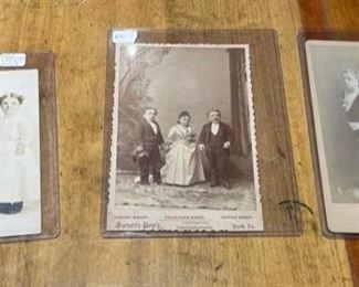 A nice variety of Cabinet cards fro the 1800's