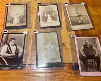 A nice variety of Cabinet cards fro the 1800's