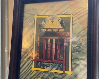 Beautiful example of Marjorie Tomchuk hand made paper art. We have two selections.