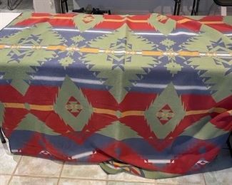 Two Ralph Loren vintage blankets