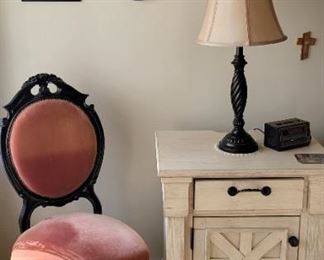 End table, and chair