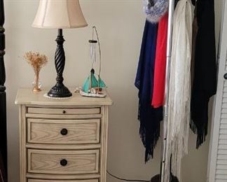 End table, wardrobe hanger