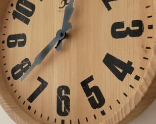 Wood clock