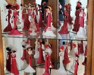 Red dress ladies.  A place in time memorabilia 
