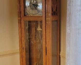 Oak Grandfather clock 