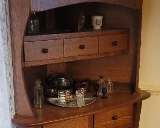 Amish made side cabinets. (2)