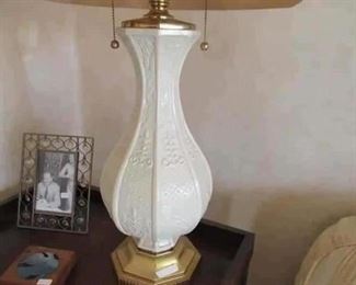 Pair of elegant Lenox lamps