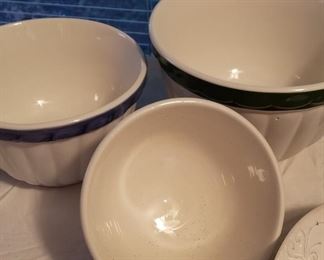Tilted mixing bowls