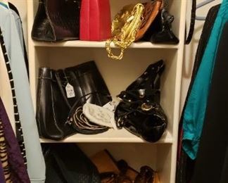 Ladies name brand handbags, shoes, clothes.  Shoes 7- 7 1/2, clothing 2-6