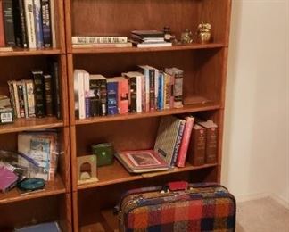 Bookcases, luggage