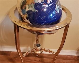 Jeweled Gemstone globe