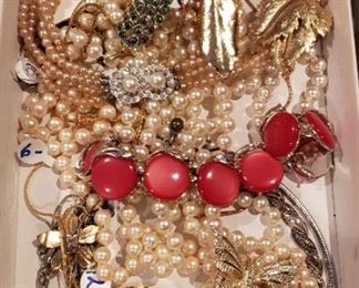 Pearls, Retro, Costume jewelry
