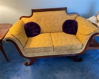 Antique loveseat