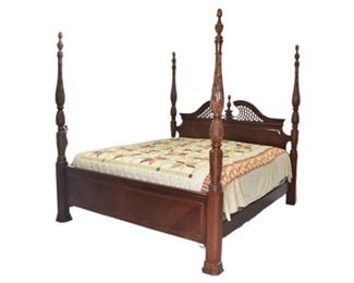 4.Mahogany Four Poster Bed