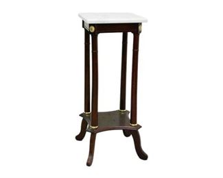 5.Marble Top Plant Stand
