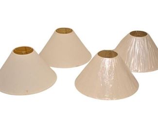 10.Four 4 Lamp Shades