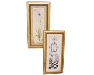 53.Pair Framed Prints Signed Pamela Gladding