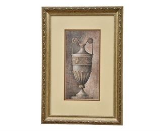 55.Decorative Framed Print Of Urn