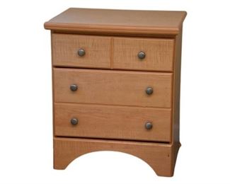 59.Contemporary Two Drawer Bedside Chest