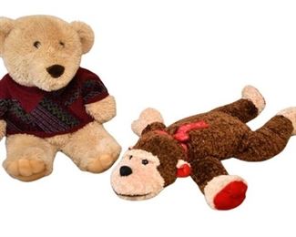 67.Stuffed Bear and Monkey