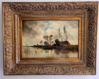 19th century oil painting