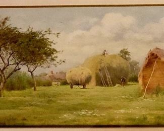 George Marks original watercolor landscape