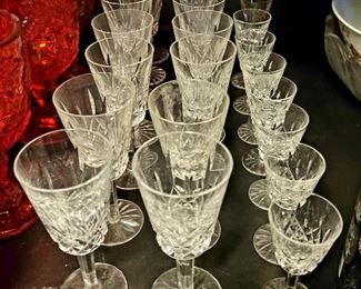 Waterford crystal stemware