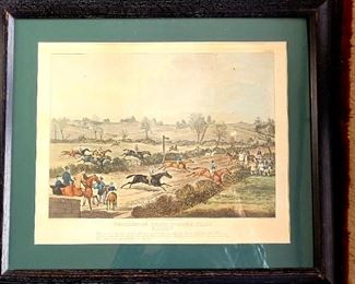 19th century English hunting prints