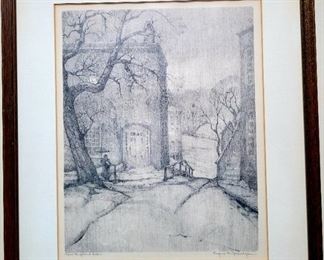 Eugene Frandzen etching