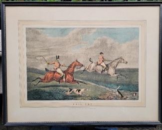 19th. Century English hunting prints