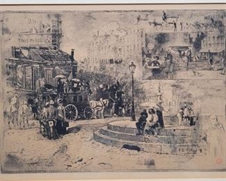 Felix Buhot 1878 etching