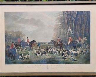19th century English hunting prints