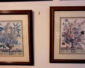 Pair of vintage botanicals