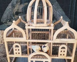 Large Beautiful Victorian Style Bird Cage